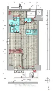 プレサンスNEO新深江リュミエル【0605号室】の間取り
