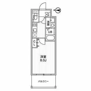 LaDouceur荒本【4階】の間取り