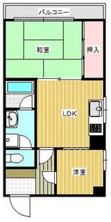 ユニーブル新大阪【9階】の間取り