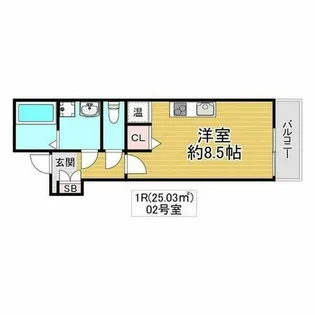 アート徳庵【1階】の間取り