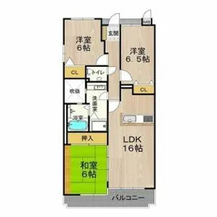 Do鶴見【2階】の間取り