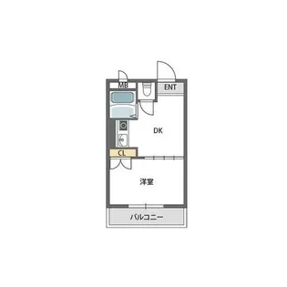 アベノ池田マンション【2階】の間取り