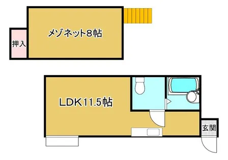 メゾンコクリコ【2階】の間取り