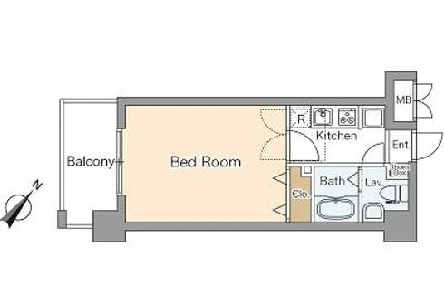 アール六本松駅前【603号室】の間取り