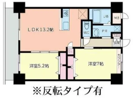 ピノ沖台【101号室】の間取り