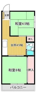村井マンション【3階】の間取り