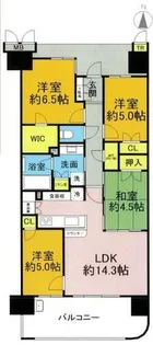 リバーガーデン福島木漏れ日の丘【10階】の間取り