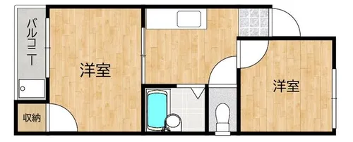 レスポアールⅡ【301号室】の間取り