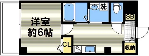 Brillant fleur【305号室】の間取り