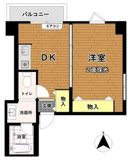 アビタシオン大阪港【5階】の間取り