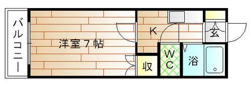 ケイエムコート教育大前Ⅰ【2階】の間取り