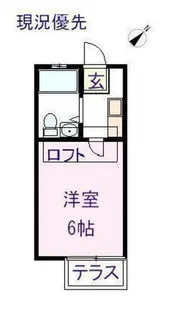 愛知県岡崎市上和田町字城前【アパート】の間取り