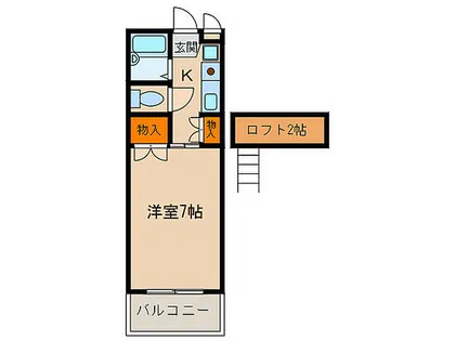 愛知県岡崎市上和田町字切戸【アパート】の間取り