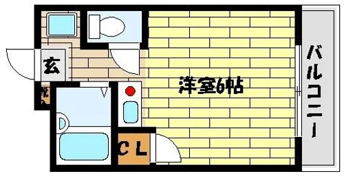 兵庫県神戸市東灘区御影本町6丁目【マンション】の間取り