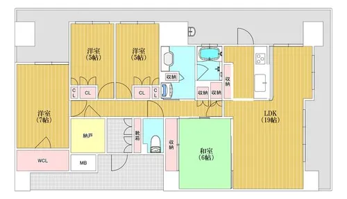 MJR【12F号室】の間取り
