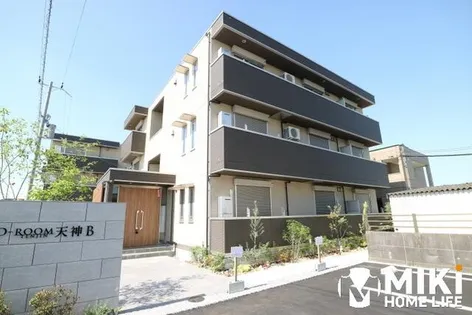 D-ROOM天神 B棟【201号室】の外観