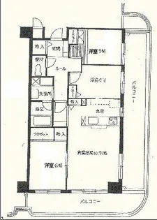 兵庫県神戸市東灘区森南町1丁目【マンション】の間取り