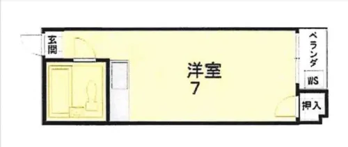 イーズハウス【102号室】の間取り