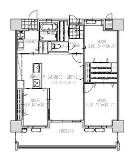 LEGEND111【6階】の間取り