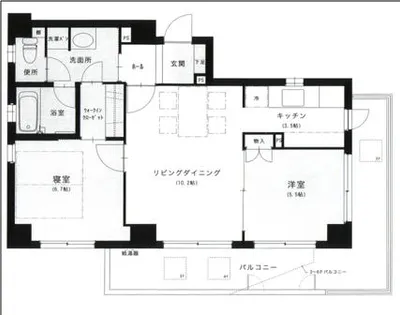 CS style 高須【3階】の間取り