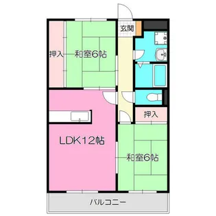 ローズヴィラ【2階】の間取り
