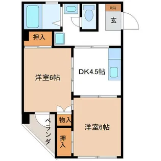 愛知県名古屋市中区金山2丁目【マンション】の間取り