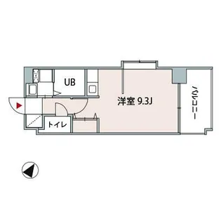 ティアラ今泉【6階】の間取り