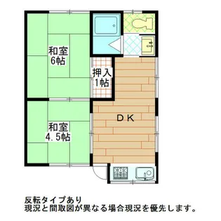 リビエール浅木【202号室】の間取り
