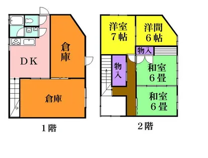 滋賀県彦根市池州町【一戸建】の間取り