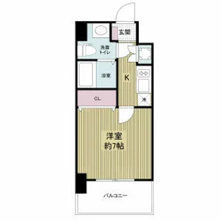 サムティ江坂JuReve【0503号室】の間取り