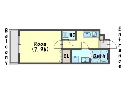 エステイトE神戸長田【0303号室】の間取り