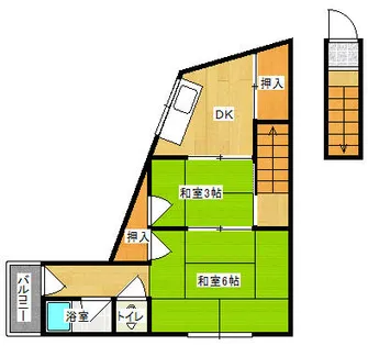 大阪府大阪市淀川区西三国2丁目【タウンハウス】の間取り