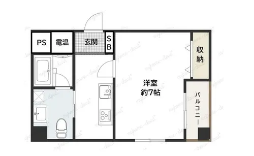 第10美和マンション【5階】の間取り