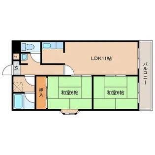 AJ 1st【4階】の間取り