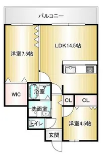 グリーンパーク桜花【303号室】の間取り