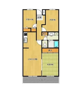 MⅢ TAKAI【4階】の間取り