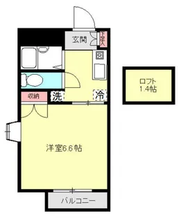 ナチュルシーブリーズB棟【2階】の間取り