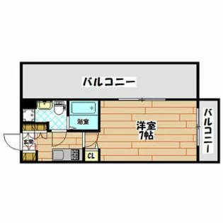 アーク吉田駅前【10階】の間取り