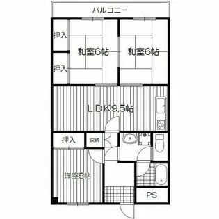 アバンティH・F【4階】の間取り