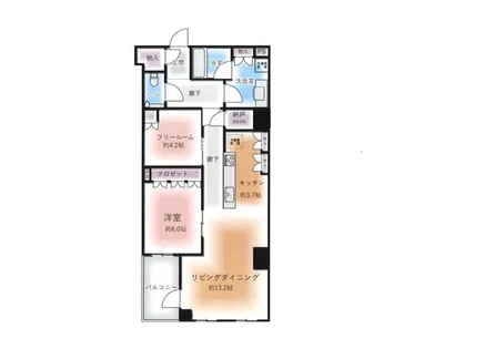 京都府京都市中京区上白山町【マンション】の間取り