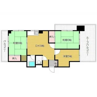 大宅マンション【4階】の間取り