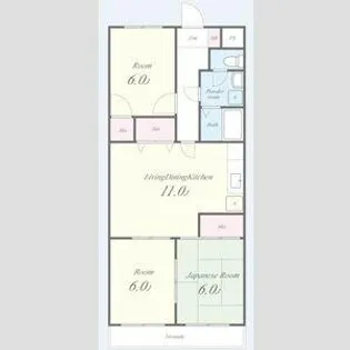 グランメールシマノ【3階】の間取り