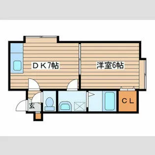 アーバンスクエア北29【103号室】の間取り