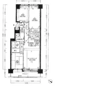 クリーンリバー菊水元町【503号室】の間取り
