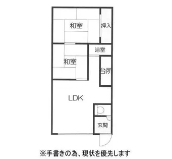 サニーハウス【101号室】の間取り