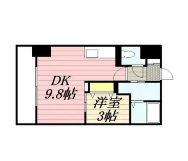 HF東札幌レジデンス【5階】の間取り