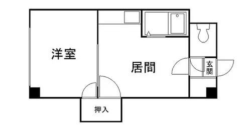 サニープレイス南郷【401号室】の間取り