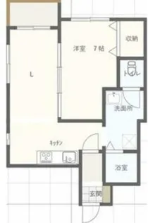 桜川シティーハイツ【4階】の間取り