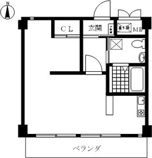 奈良県奈良市小西町【マンション】の間取り