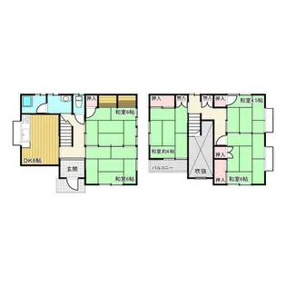 兵庫県加古川市山手2丁目【一戸建】の間取り